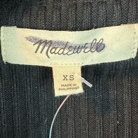 Madewell Black Off-Shoulder Long-Sleeve Top Size XS - Picture 10 of 12